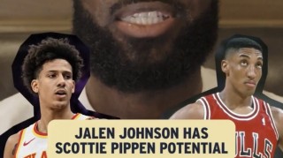 詹姆斯：我认为杰伦·约翰逊的上限很高 今年他肯定将成为全明星