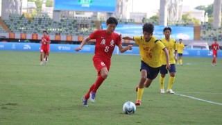 十五运会U16男足赛在广东梅州开赛