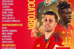 西班牙3月大名单：罗德里领衔，库巴西、亚马尔入选